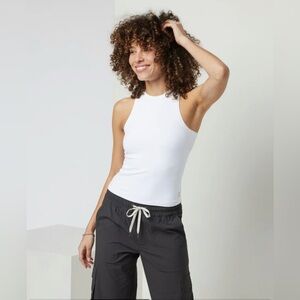 💫Vuori AllTheFeels™️ Crew Tank Top, White, XS, WORN ONCE!!!